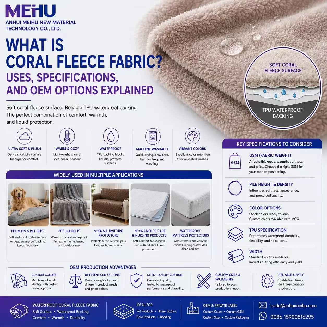 What Is Coral Fleece Fabric? Uses, Specifications, and OEM Options Explained